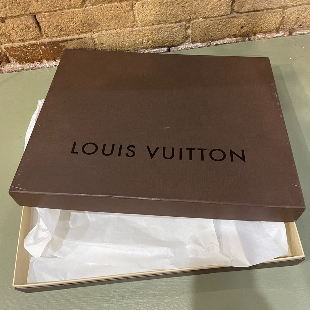Louis Vuitton Dark Brown Gift Box 17 x 14 x 3.5”